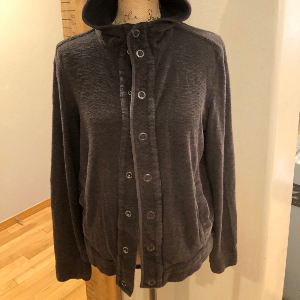 Kenneth Cole reaction button up hoodie